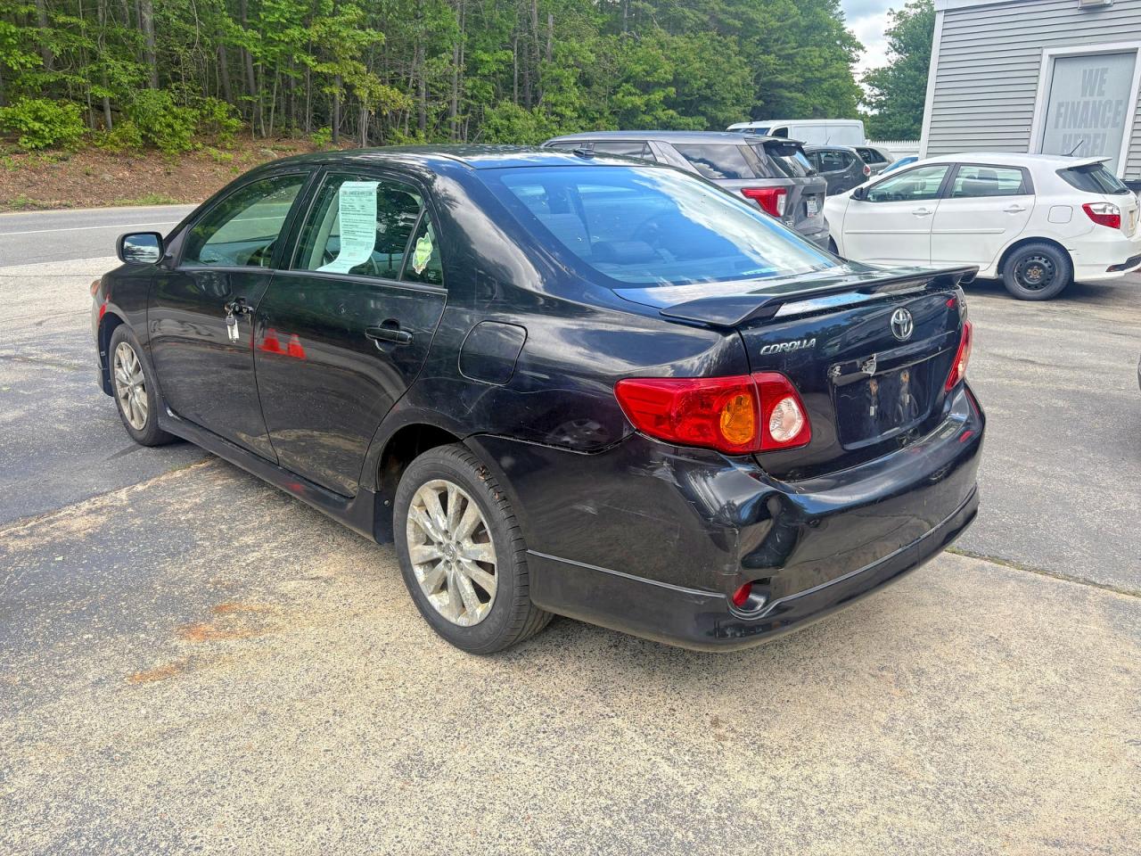 2009 Toyota Corolla S Black vin: 2T1BU40E49C101156