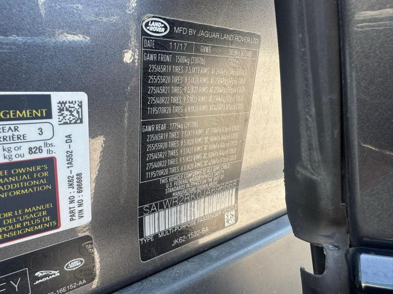 2018 Land Rover Range Rover Sport Hse Угольный vin: SALWR2RK0JA696668