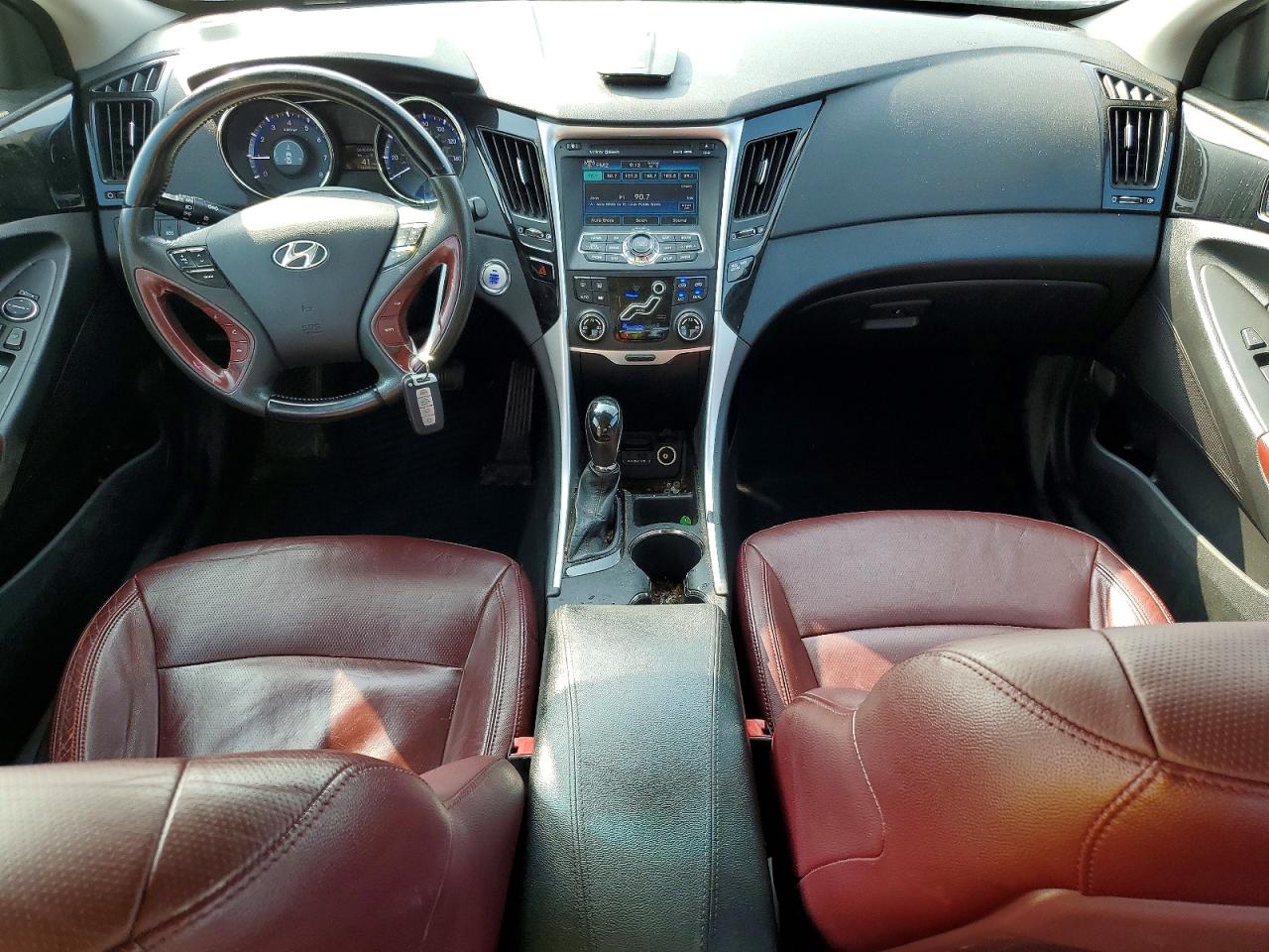 2011 Hyundai Sonata Limited White vin: 5NPEC4AC5BH275480