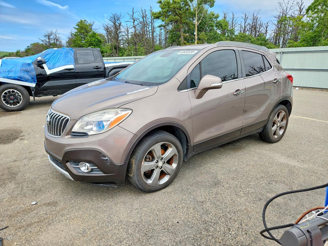 2014 Buick Encore Convenience Gray vin: KL4CJBSB9EB782664