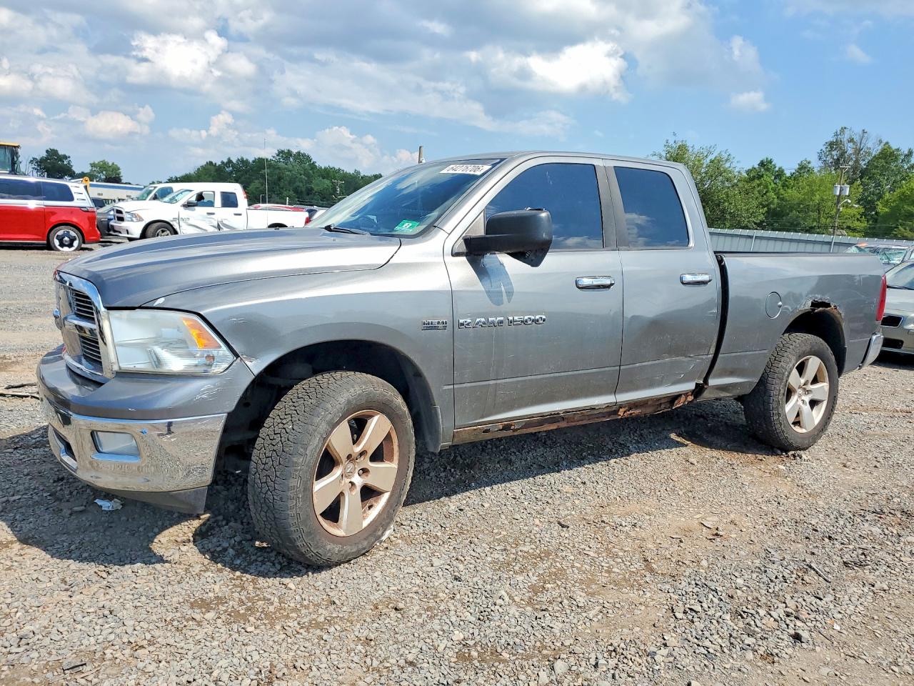 2012 Dodge Ram 1500 Slt Gray vin: 1C6RD7GT7CS195051