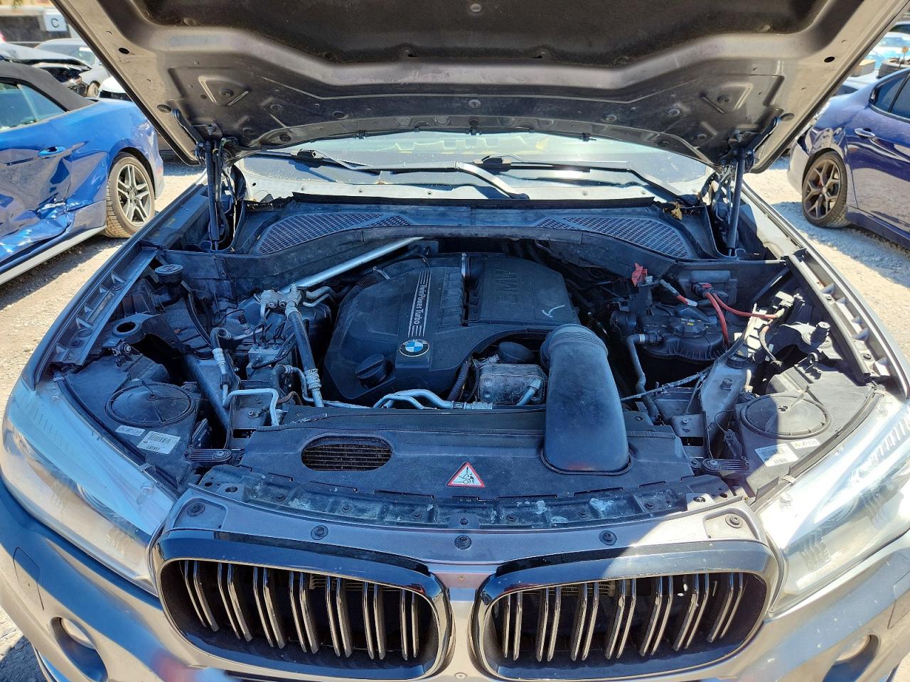 2014 Bmw X5 Xdrive35i Gray vin: 5UXKR0C54E0H21436