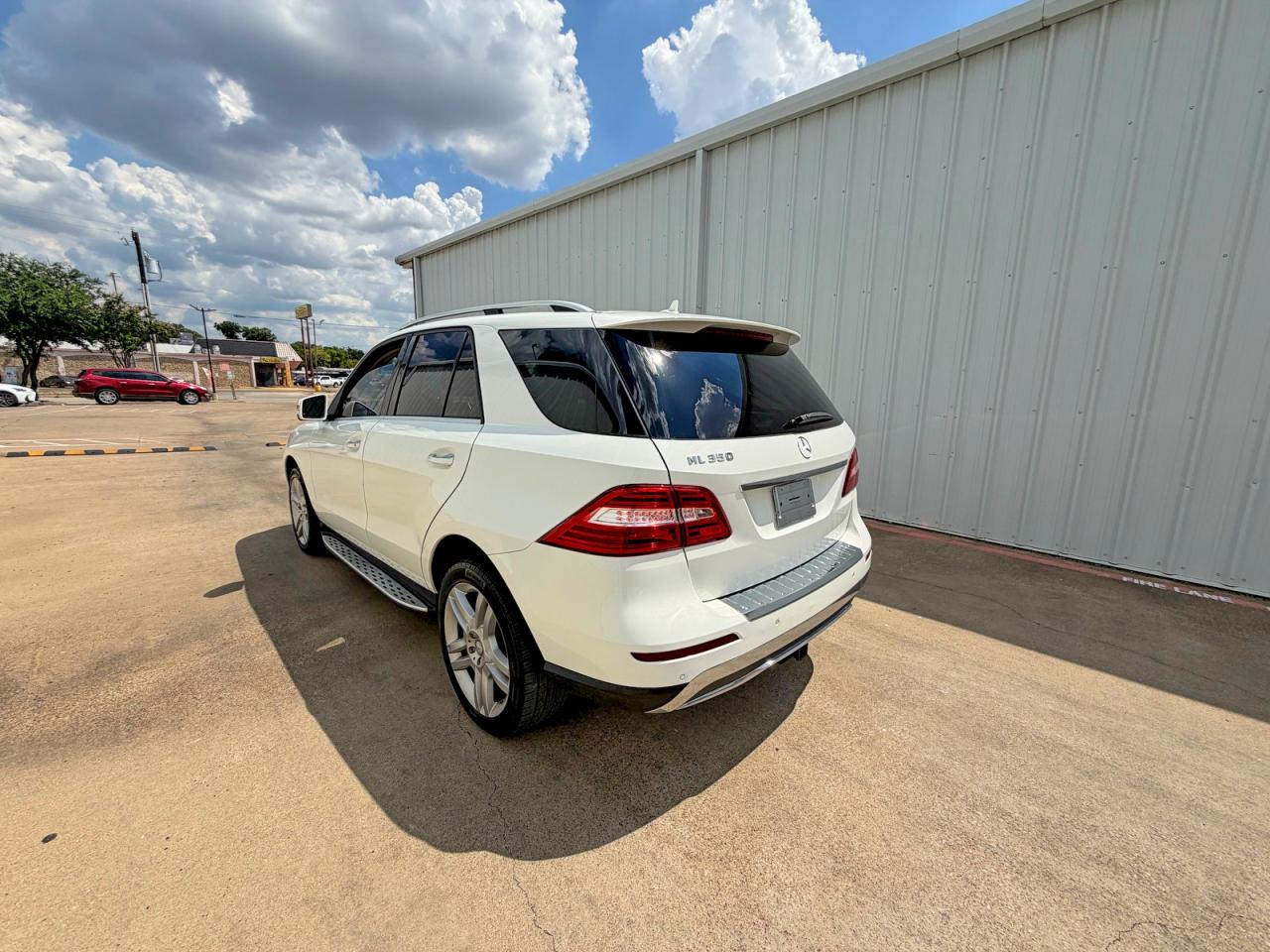 2015 Mercedes-benz Ml 350 White vin: 4JGDA5JB1FA526745