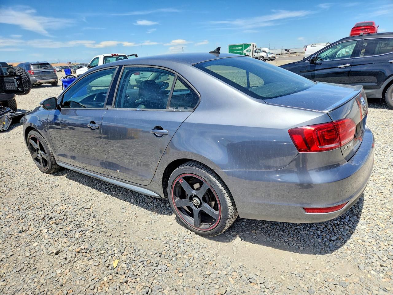 2013 Volkswagen Jetta Hybrid Gray vin: 3VW637AJ9DM276906