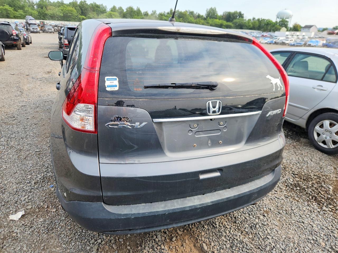 2014 Honda Cr-v Lx Gray vin: 5J6RM4H36EL059586