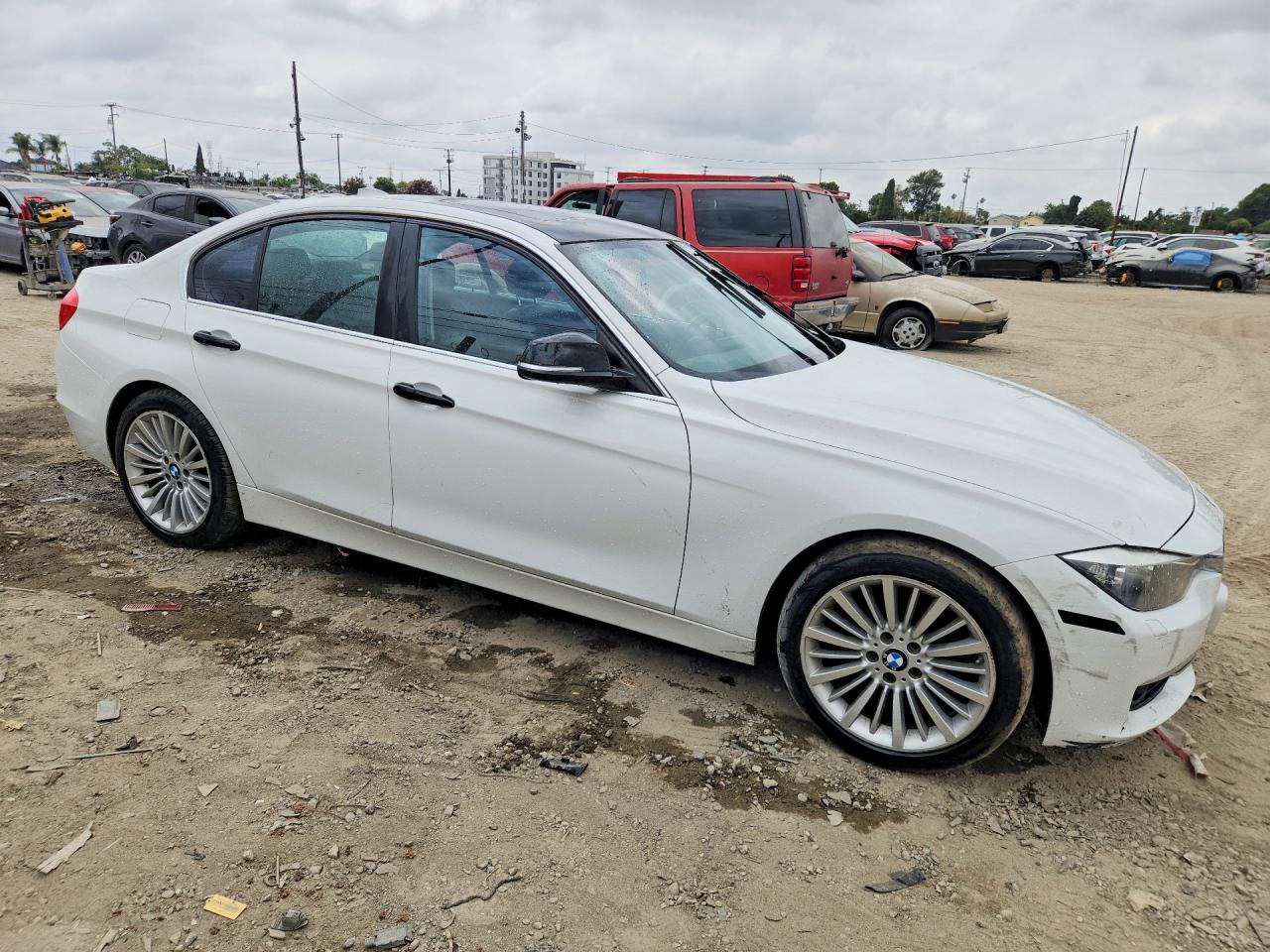 2012 Bmw 328 I Белый vin: WBA3A5C59CF257333