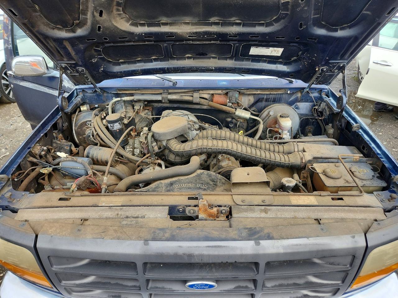 1993 Ford F150 Blue vin: 1FTEF15N5PNB08643