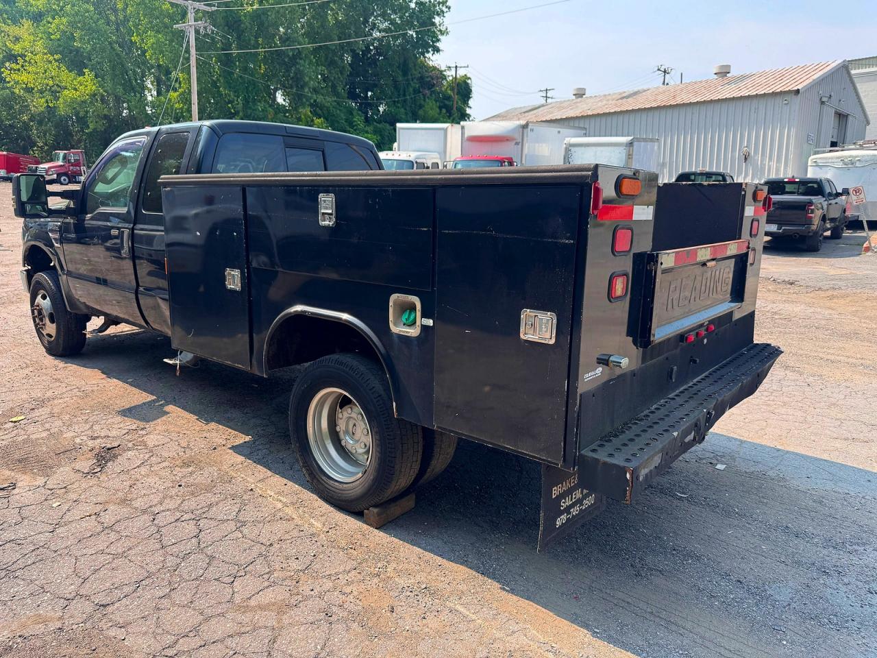2008 Ford F350 Super Duty Black vin: 1FDWX37R08EA55845