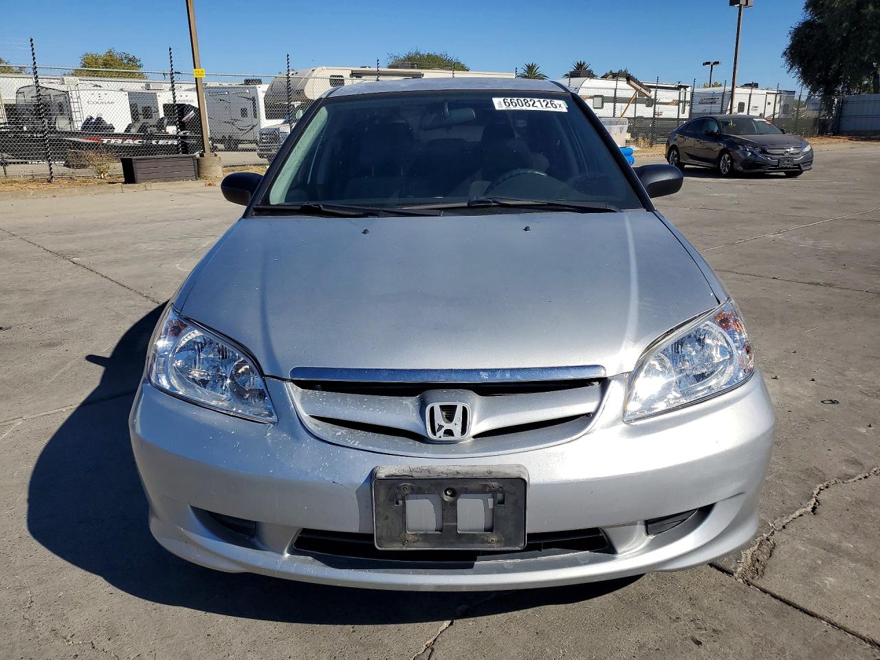 2005 Honda Civic Lx Silver vin: 2HGES16685H516645