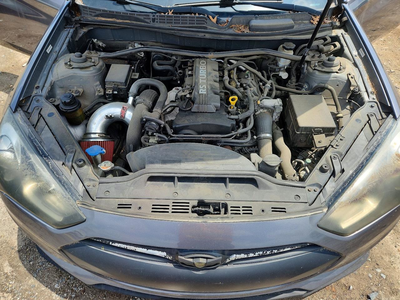 2013 Hyundai Genesis Coupe 2.0t Серый vin: KMHHT6KD3DU113240