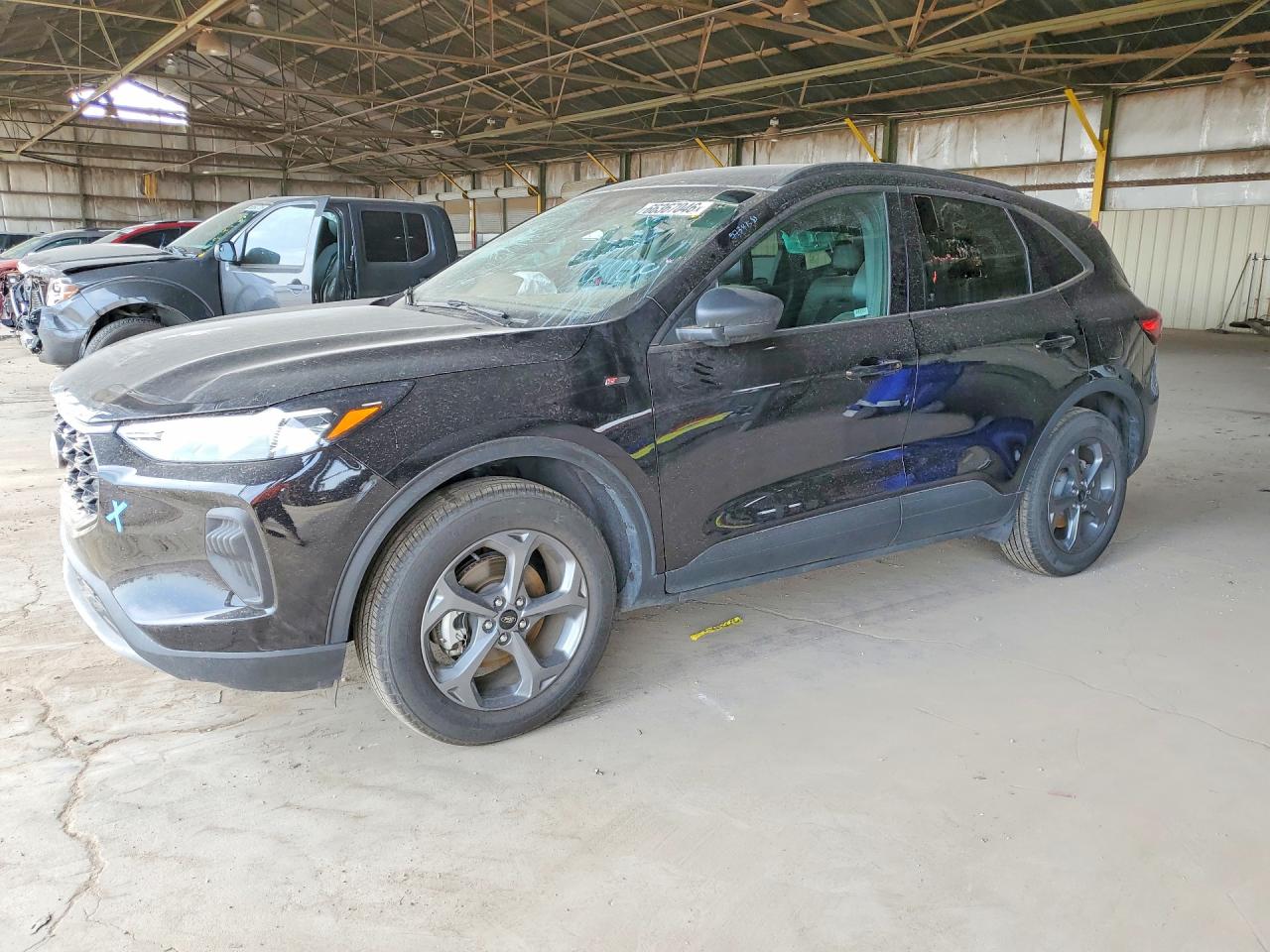 2025 Ford Escape St Line Черный vin: 1FMCU9MN2SUA99505