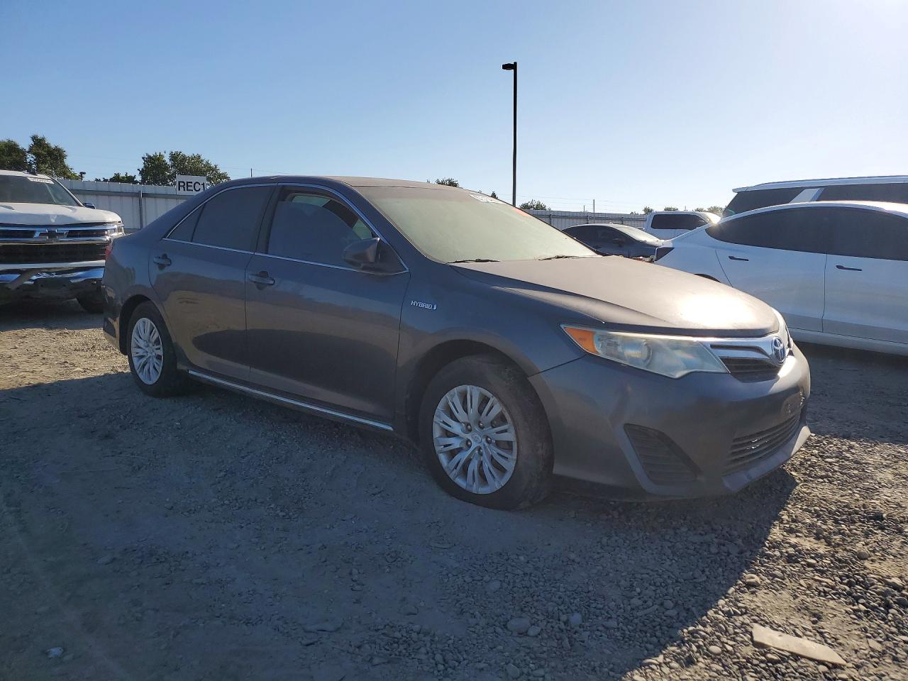 2013 Toyota Camry Hybrid Le Gray vin: 4T1BD1FK2DU096445
