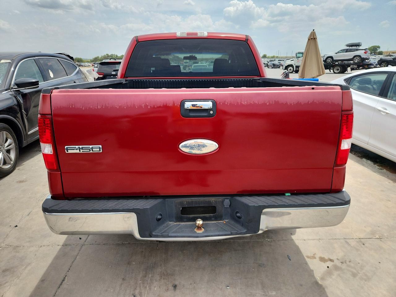 2008 Ford F150 Supercrew Красный vin: 1FTPW12V28FB95779