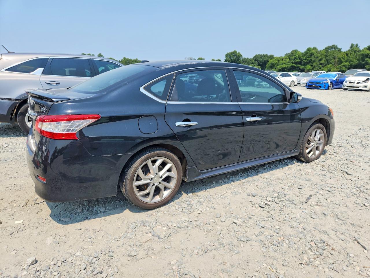 2015 Nissan Sentra Sr Black vin: 3N1AB7AP0FY352886