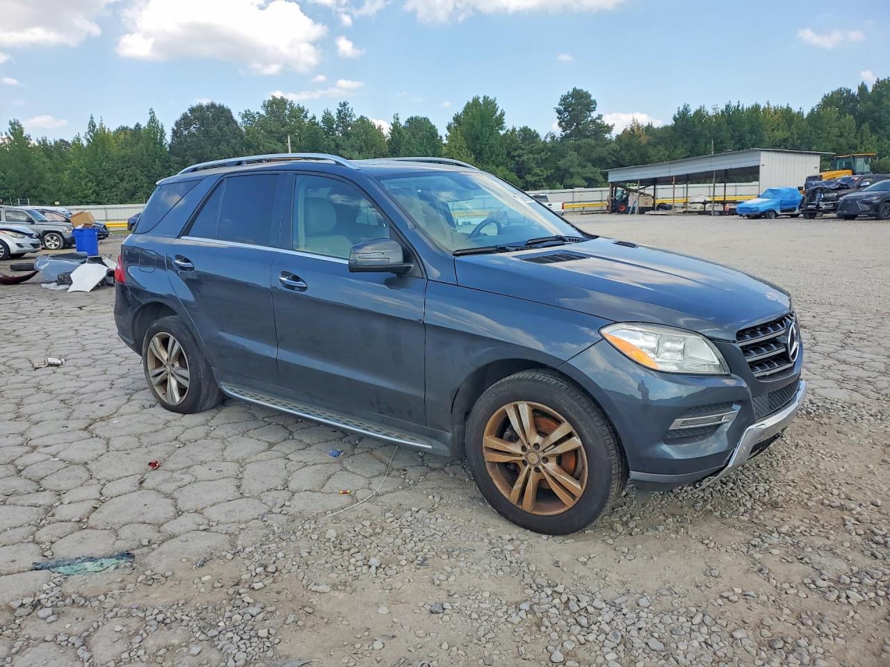 2015 Mercedes-benz Ml 350 Gray vin: 4JGDA5JB2FA478690
