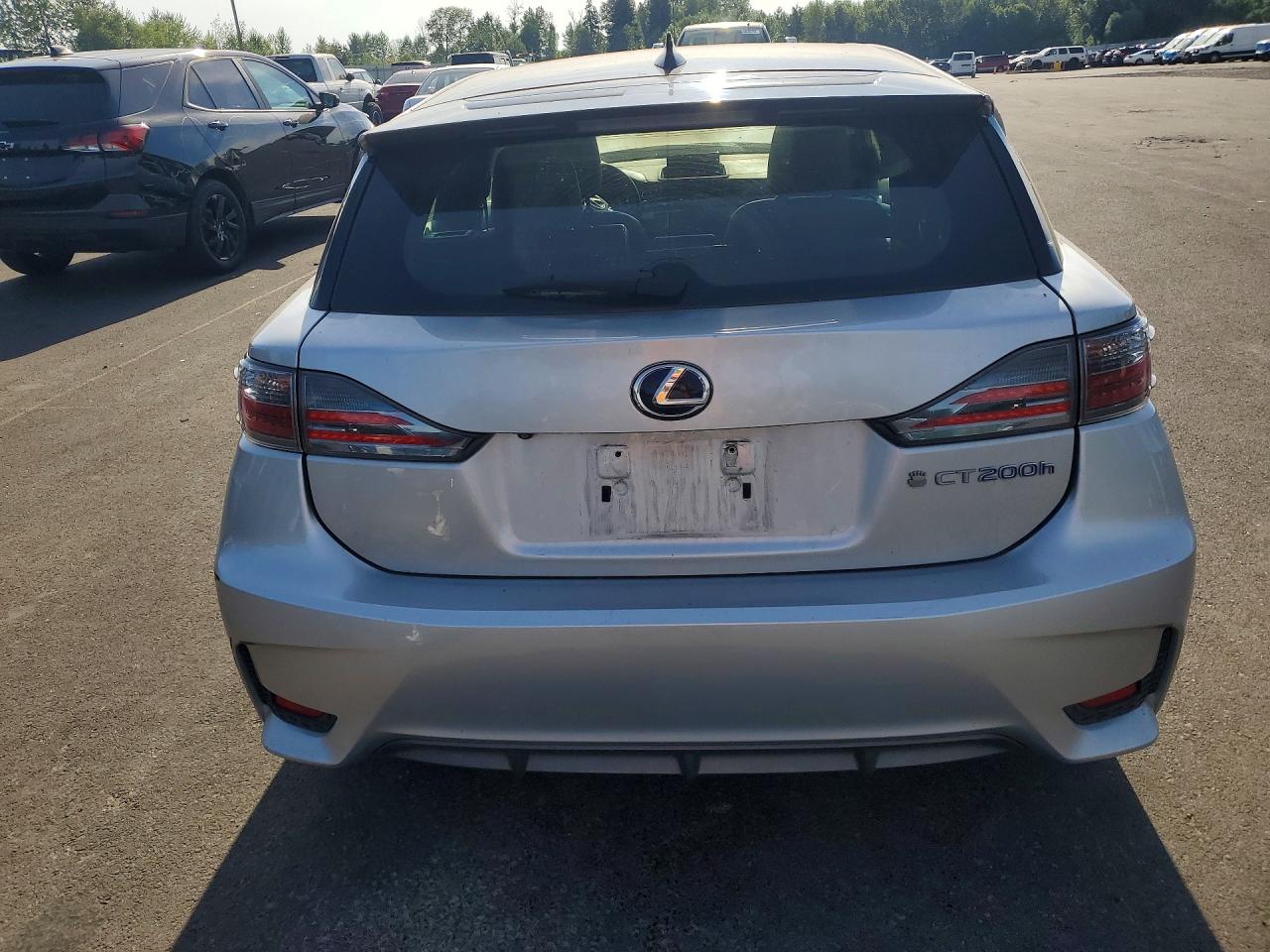 2014 Lexus Ct 200 Silver vin: JTHKD5BH8E2194266