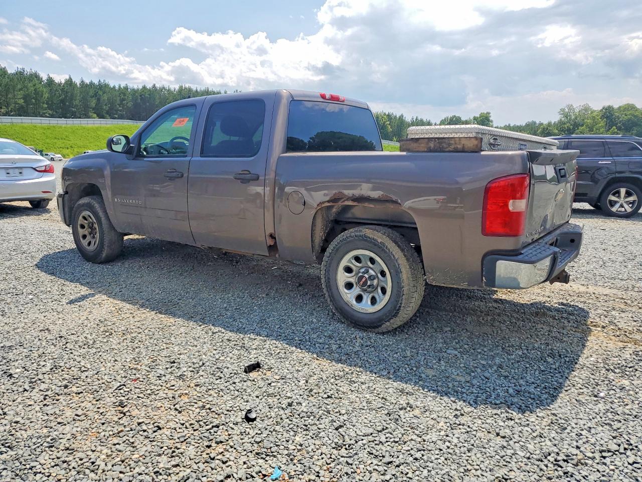 2007 Chevrolet Silverado C1500 Crew Cab Brown vin: 2GCEC13J471632716