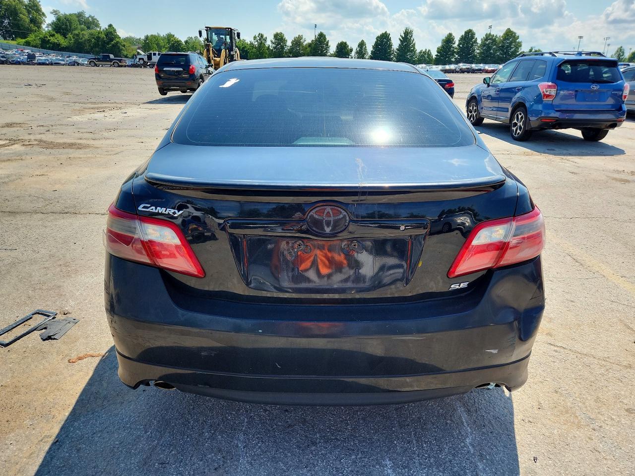 2007 Toyota Camry Se V6 Black vin: 4T1BK46K27U521125