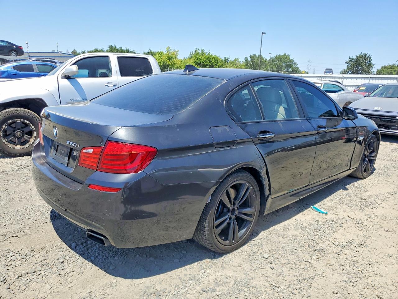 2012 Bmw 550 I Gray vin: WBAFR9C51CDV59305