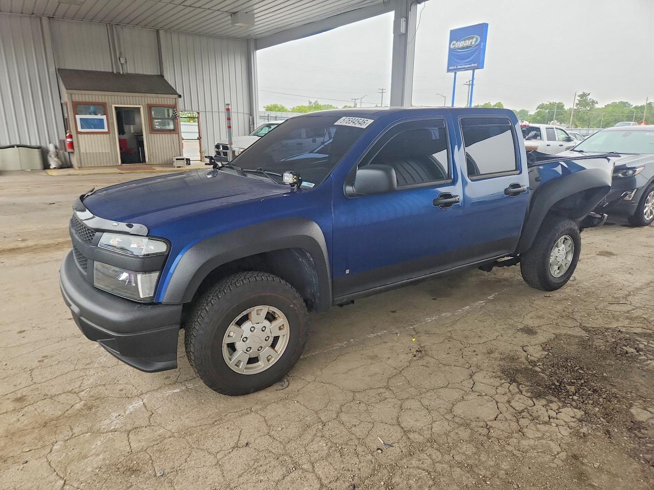 2006 Chevrolet Colorado Blue vin: 1GCDT136568273024