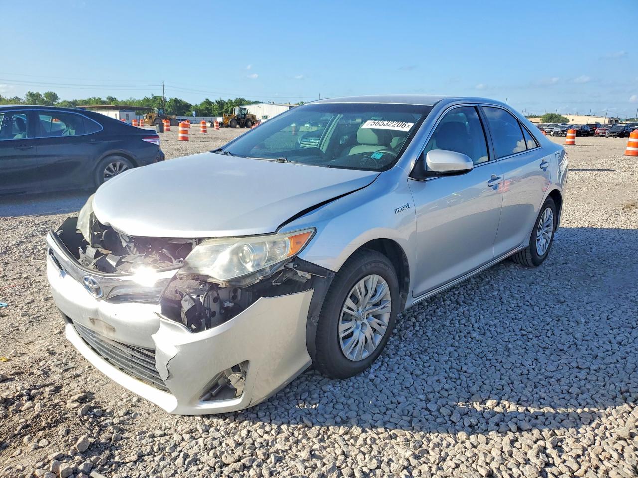 2013 Toyota Camry Hybrid Le Silver vin: 4T1BD1FK7DU079138