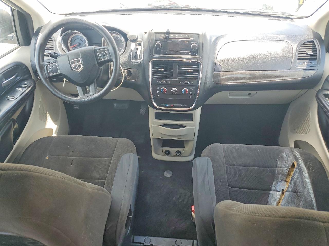 2012 Dodge Grand Caravan Se White vin: 2C4RDGBG8CR415110
