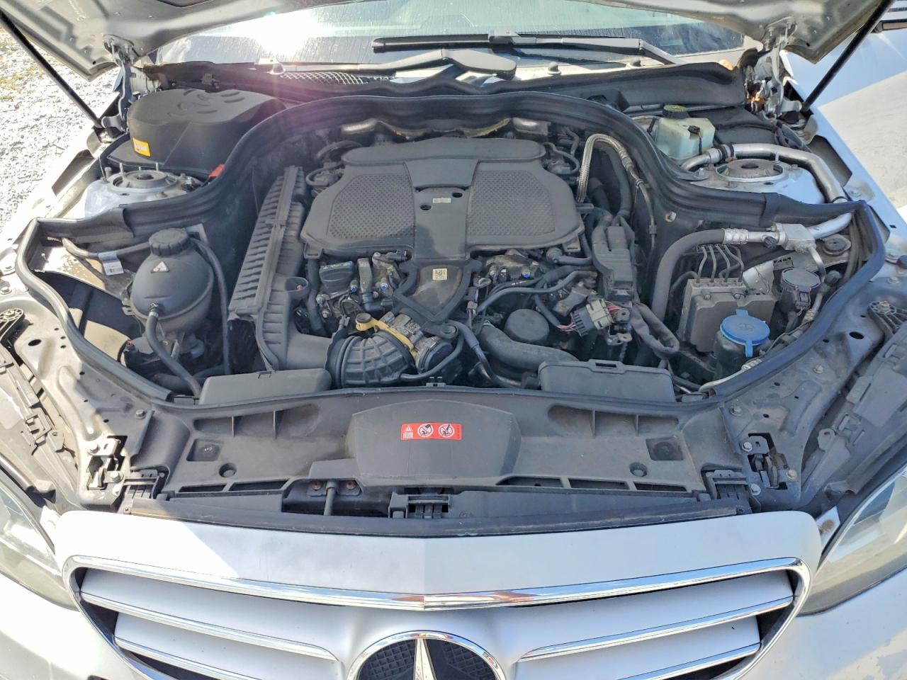 2014 Mercedes-benz E 350 4matic Silver vin: WDDHF8JB0EB001229
