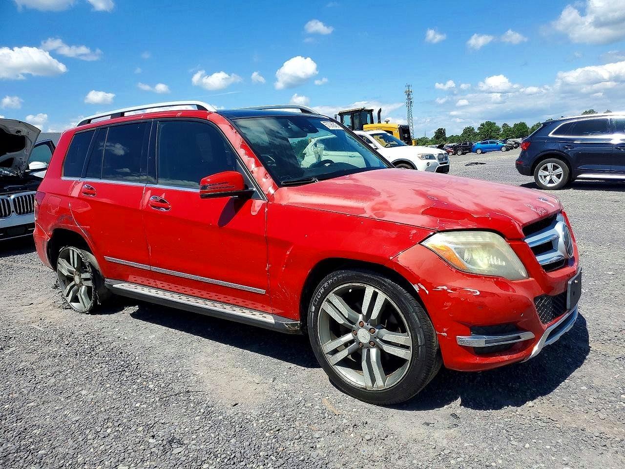 2013 Mercedes-benz Glk 350 4matic Red vin: WDCGG8JB3DF971774
