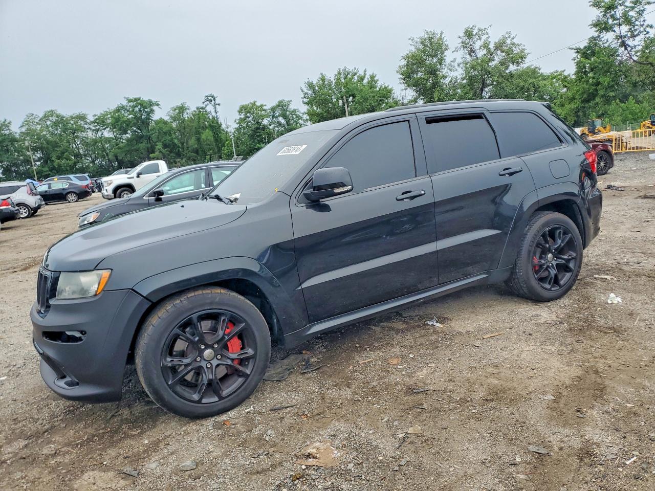 2012 Jeep Grand Cherokee Srt-8 Black vin: 1C4RJFDJ4CC352088