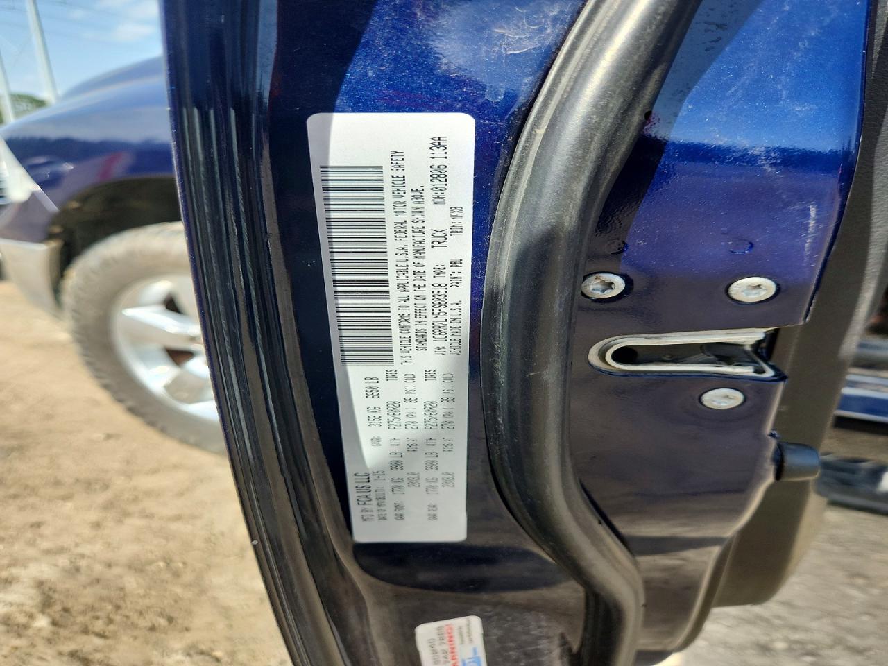 2015 Ram 1500 Slt Blue vin: 1C6RR7LM5FS603518