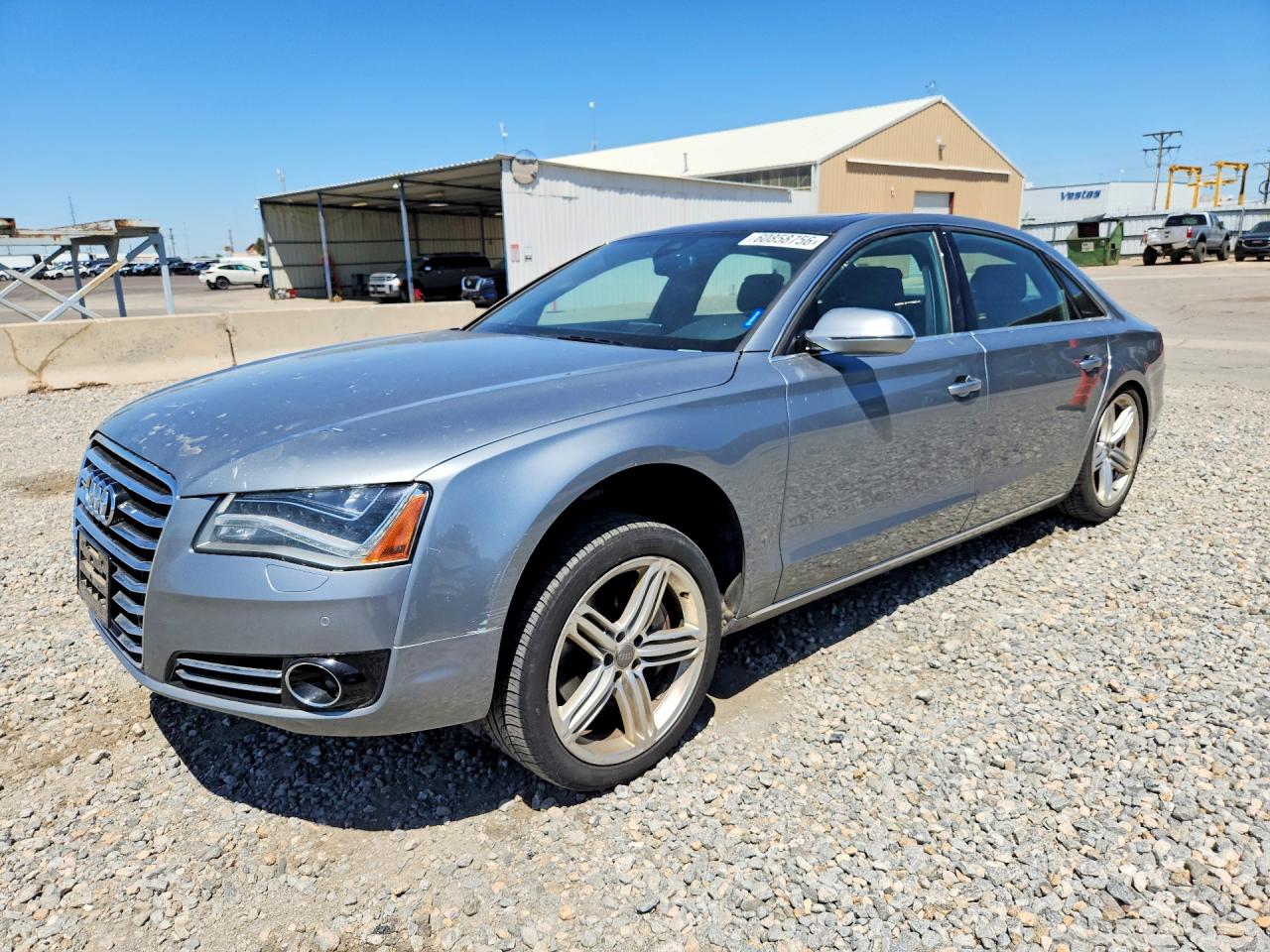 2013 Audi A8 L Quattro Gray vin: WAURGAFD0DN019947