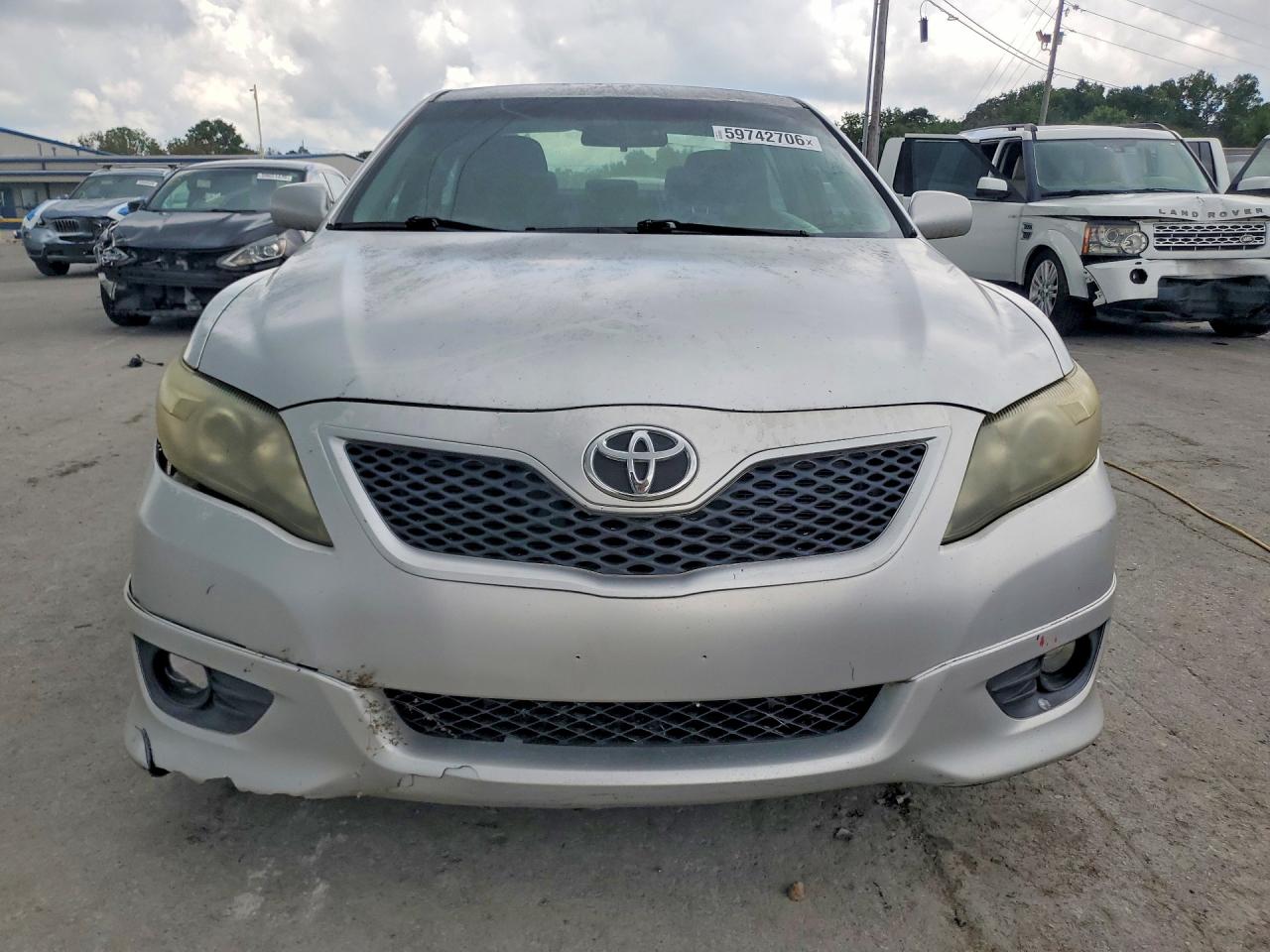 2010 Toyota Camry Se Silver vin: 4T1BF3EK9AU062523