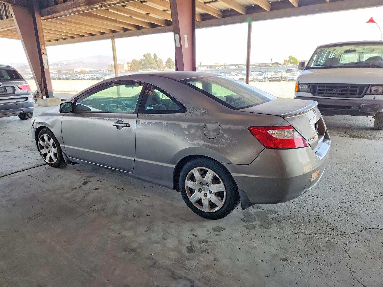2006 Honda Civic Lx Gray vin: 2HGFG12636H548786