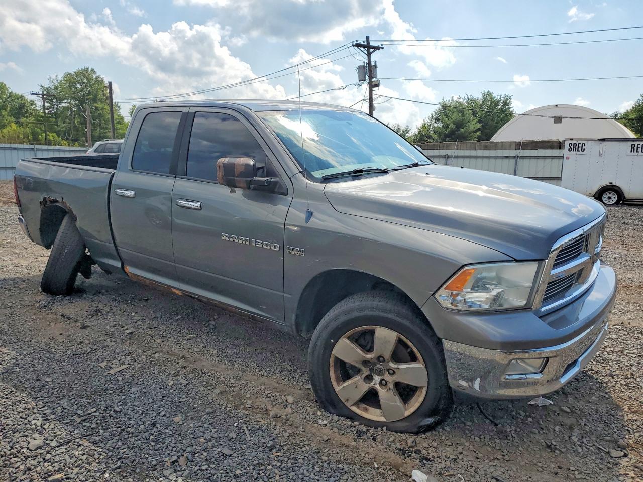 2012 Dodge Ram 1500 Slt Gray vin: 1C6RD7GT7CS195051