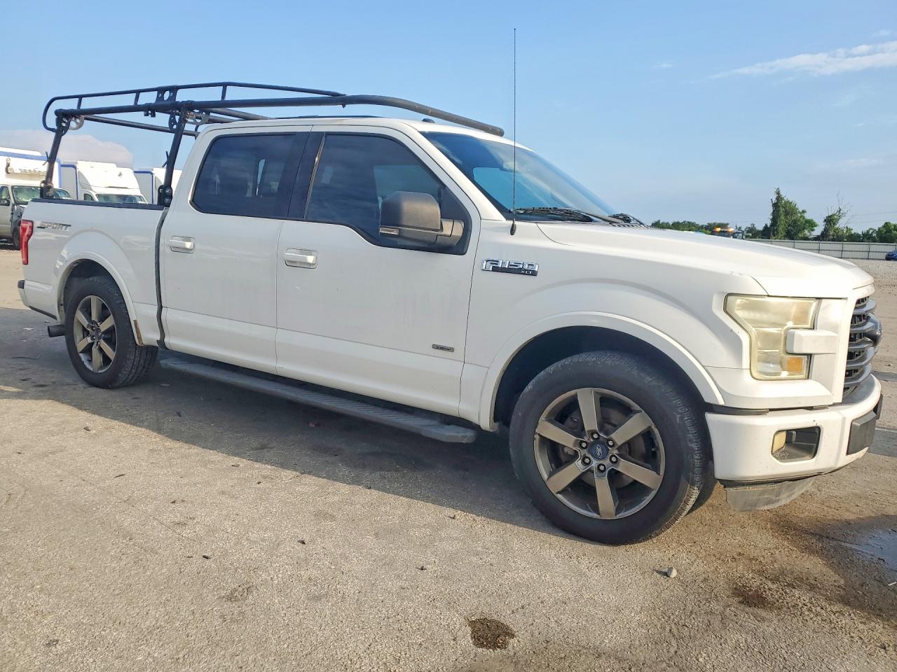2015 Ford F150 Supercrew White vin: 1FTEW1CP3FFA96599