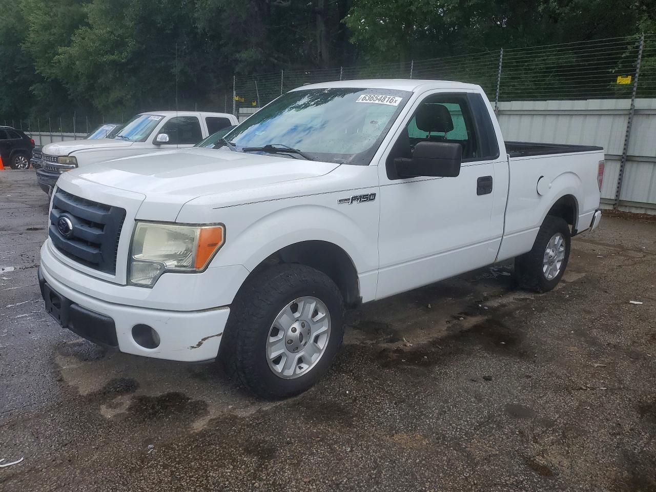 2009 Ford F150 White vin: 1FTRF12W49KA97573