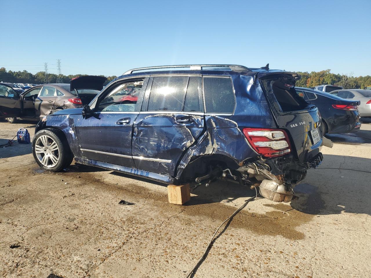 2014 Mercedes-benz Glk 350 Blue vin: WDCGG5HB4EG315535