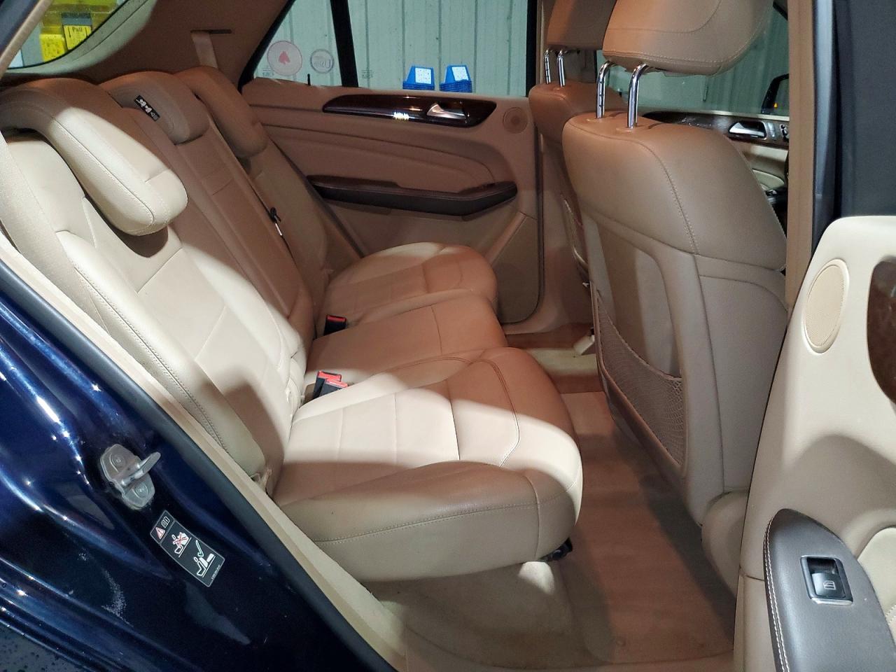 2012 Mercedes-benz Ml 350 4matic Blue vin: 4JGDA5HB4CA033322