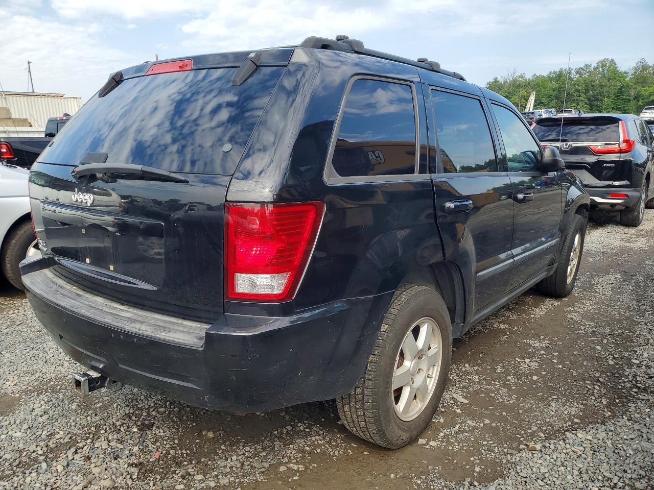 2008 Jeep Grand Cherokee Laredo Black vin: 1J8GR48K18C153698