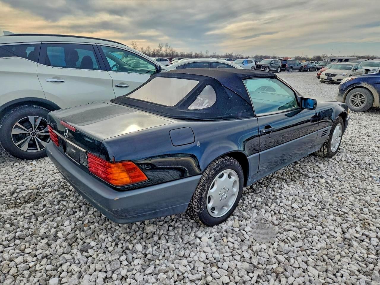 1995 Mercedes-benz Sl 500 Black vin: WDBFA67E0SF113988