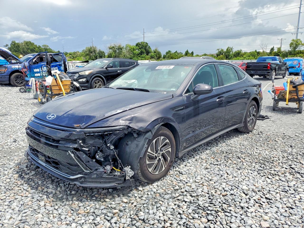 2026 Hyundai Sonata Hybrid Blue Черный vin: KMHL24JJ1TA145578