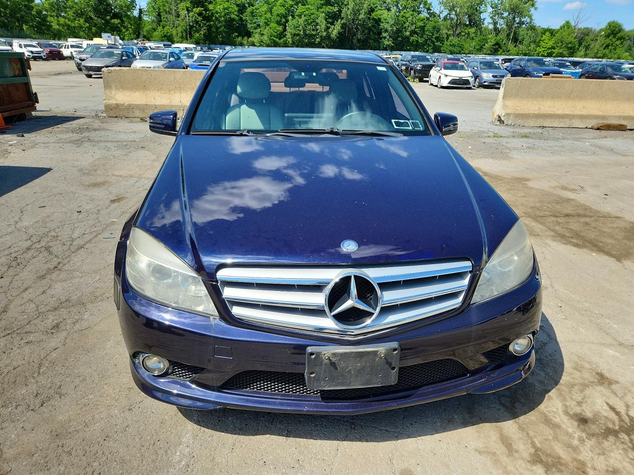 2010 Mercedes-benz C 300 4matic Blue vin: WDDGF8BB9AR124085