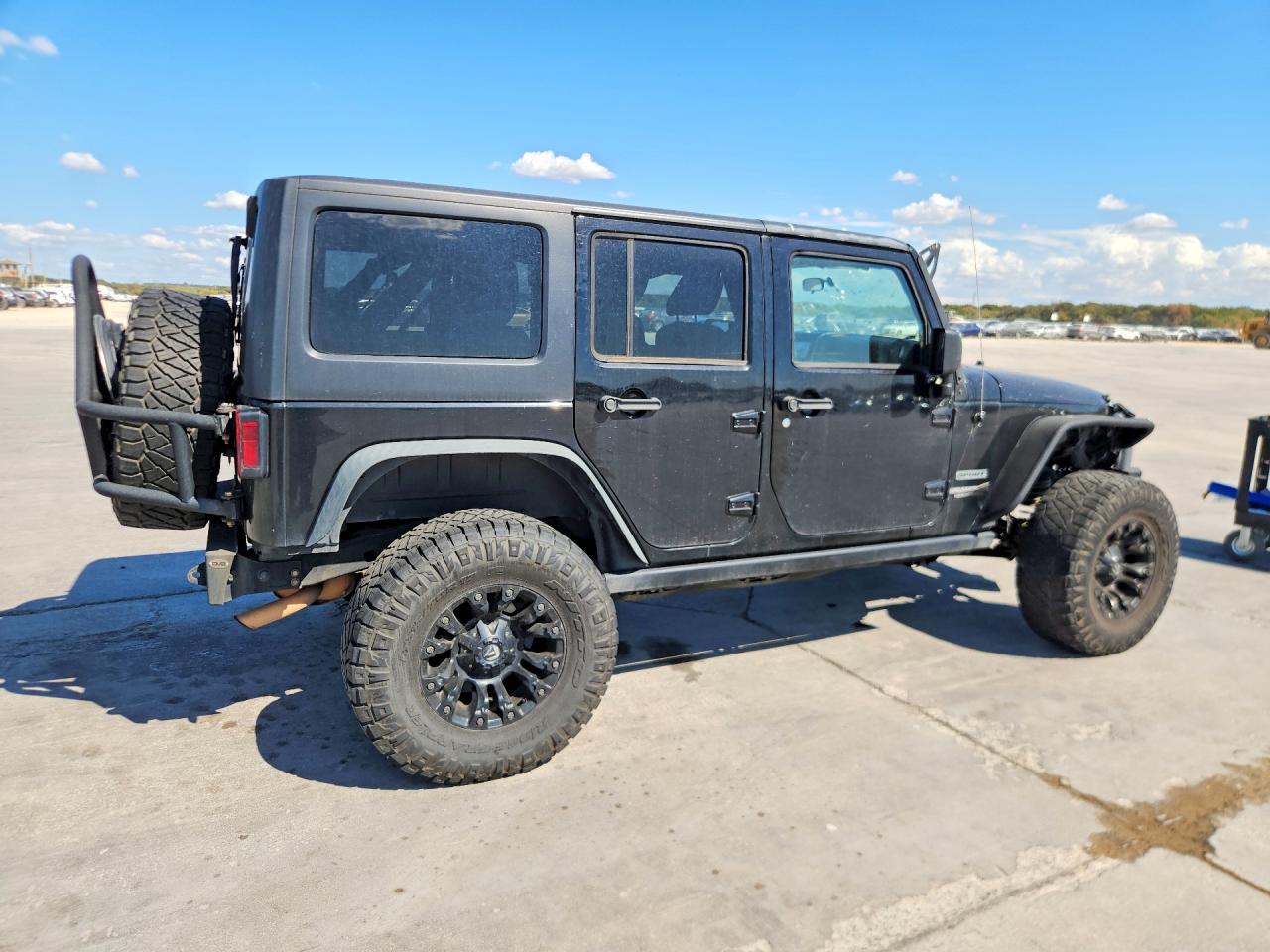 2012 Jeep Wrangler Unlimited Sport Black vin: 1C4HJWDG8CL221679