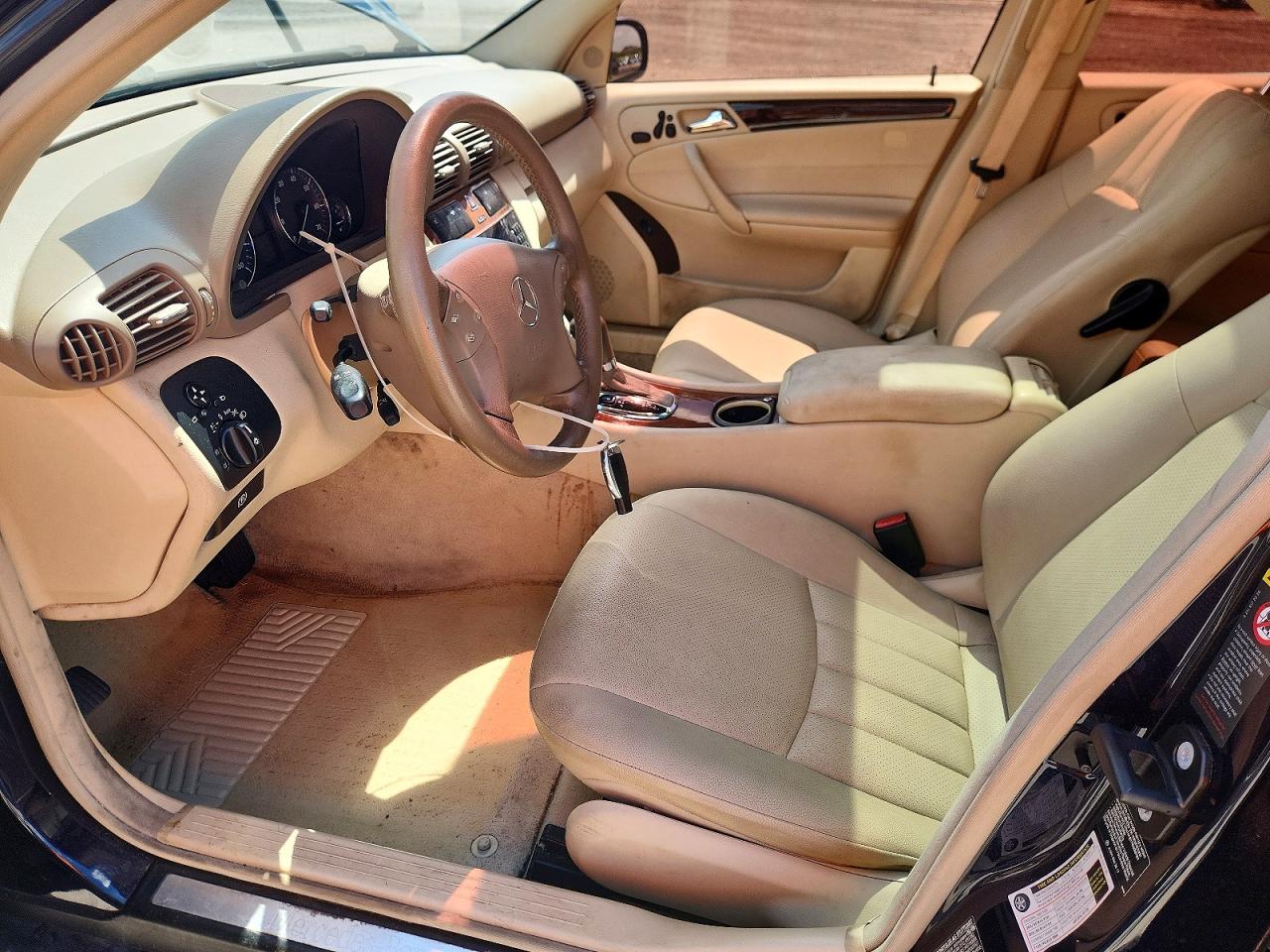 2007 Mercedes-benz C 280 4matic Blue vin: WDBRF92H07F868180