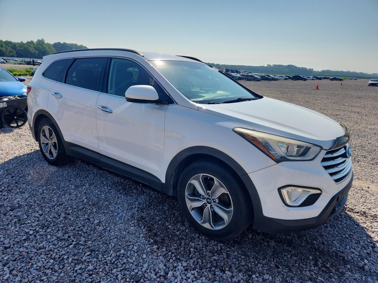 2015 Hyundai Santa Fe Gls White vin: KM8SM4HF0FU089000