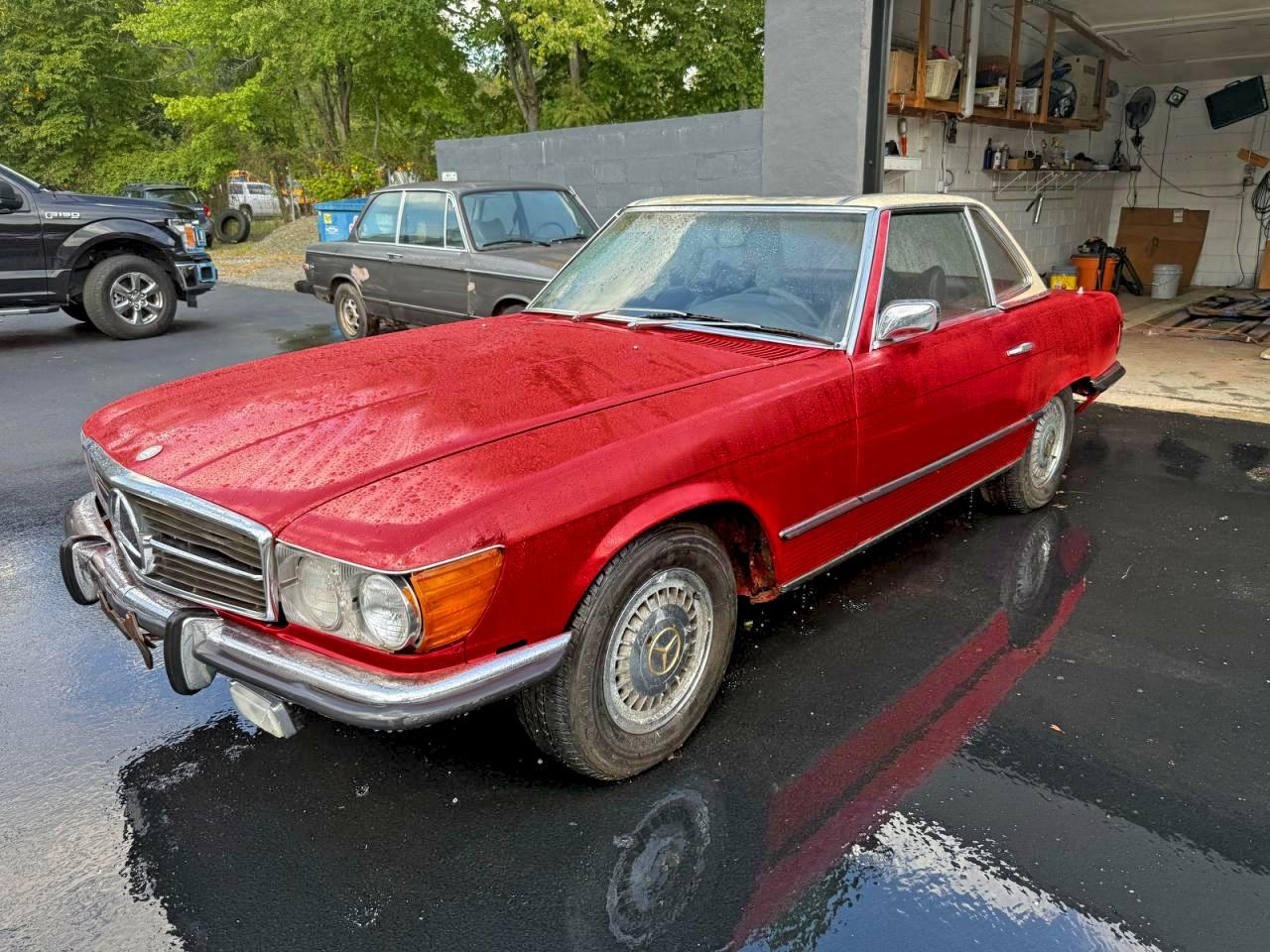 1972 Mercedes Benz 350sl Red vin: 10704412001287