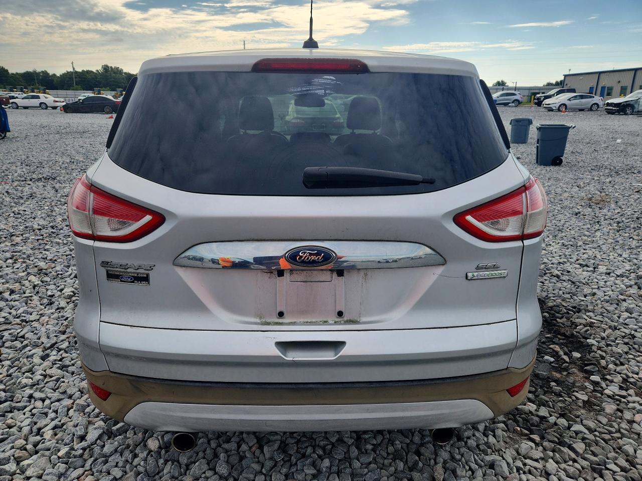 2013 Ford Escape Sel Silver vin: 1FMCU0H95DUC55807