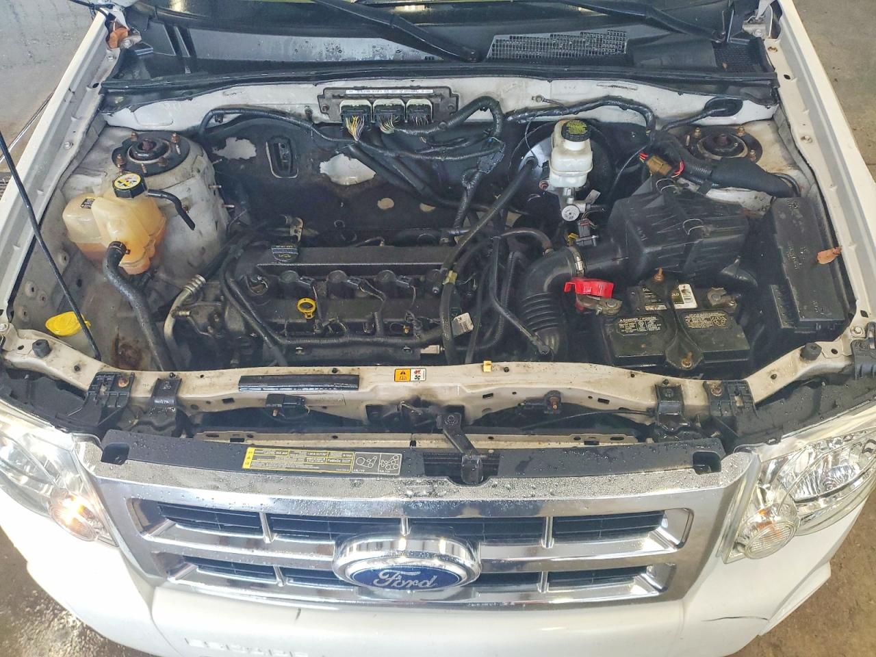 2012 Ford Escape Xlt White vin: 1FMCU9D72CKC56237