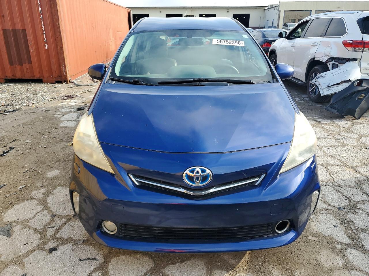 2012 Toyota Prius V Five Blue vin: JTDZN3EU3C3057057