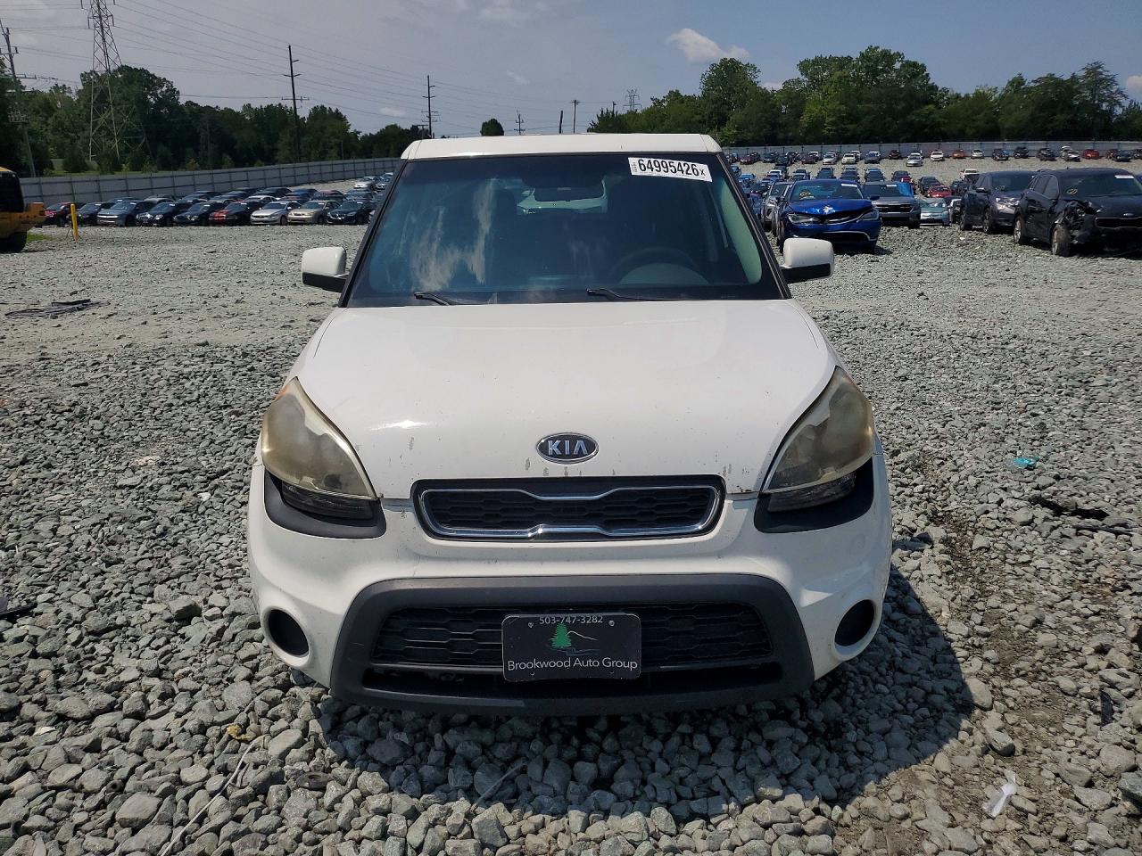 2012 Kia Soul Base White vin: KNDJT2A50C7448767